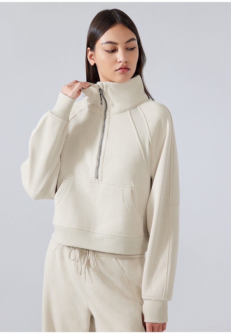 Lululemon long sleeve lounge cream yoga