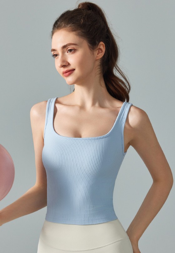 Lululemon tank yoga light blue