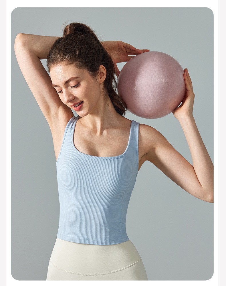 Lululemon tank yoga light blue