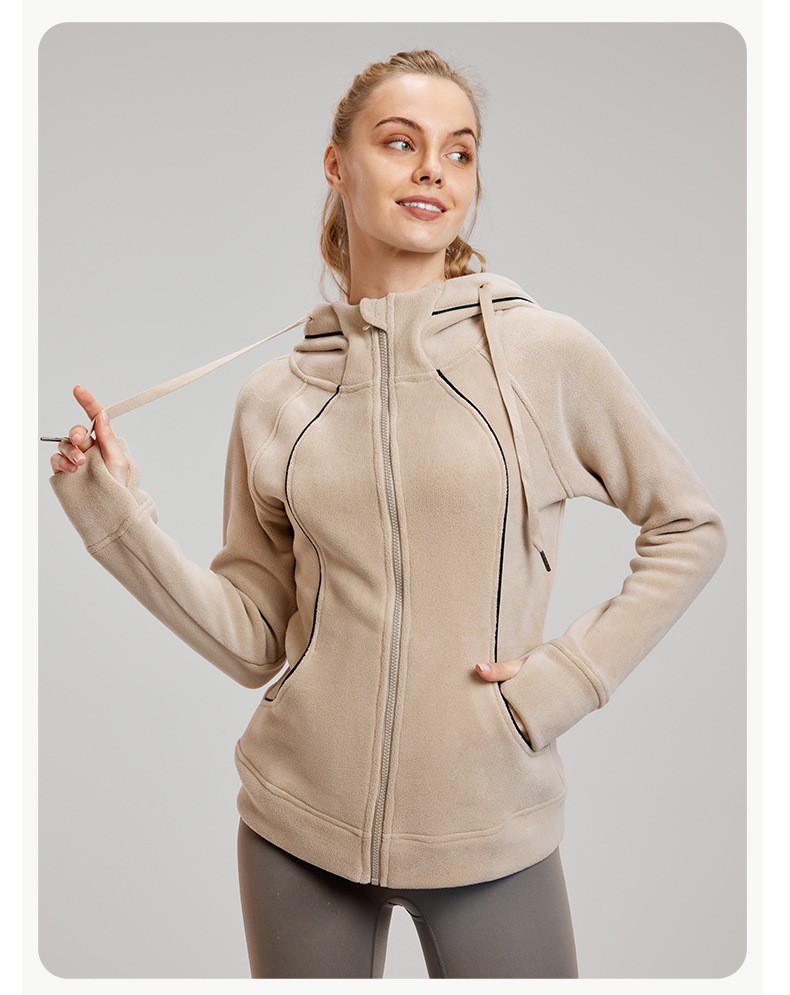 Lululemon jacket everyday beige yoga
