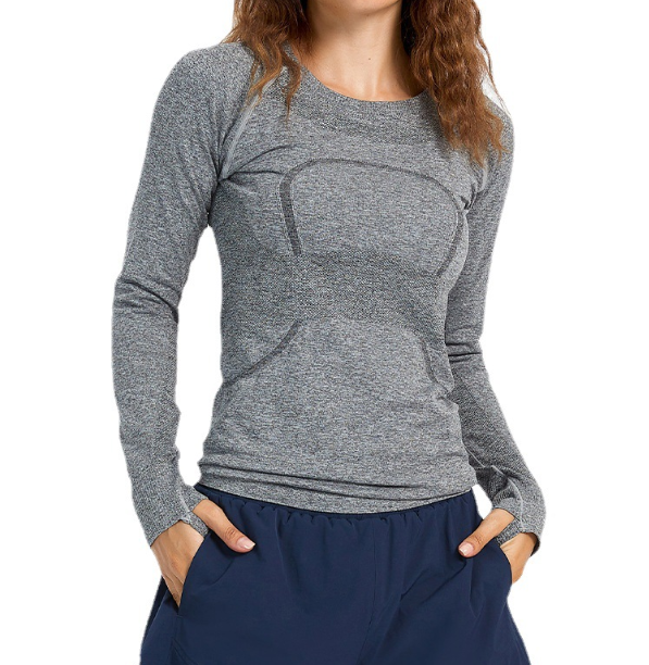 Lululemon long sleeve run black yoga