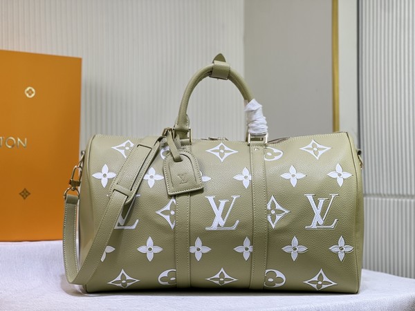Louis Vuitton LV Keepall Travel Bags Empreinte​