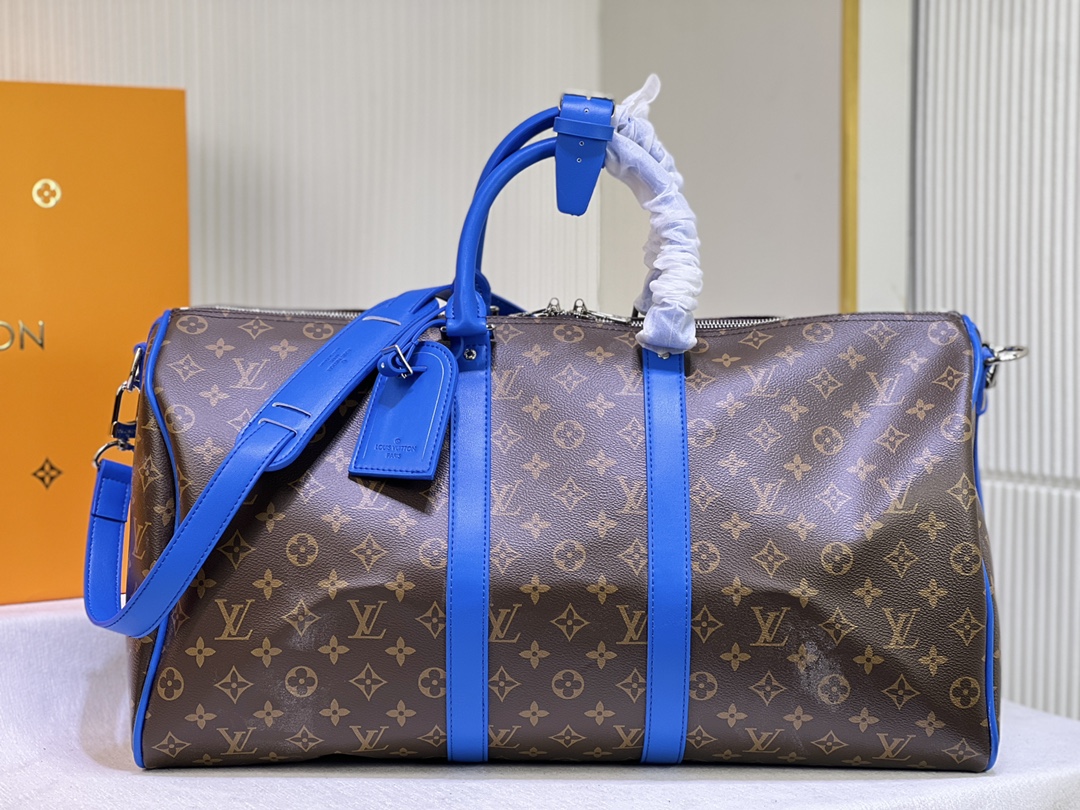 Louis Vuitton LV Keepall Travel Bags Canvas Fabric M41416