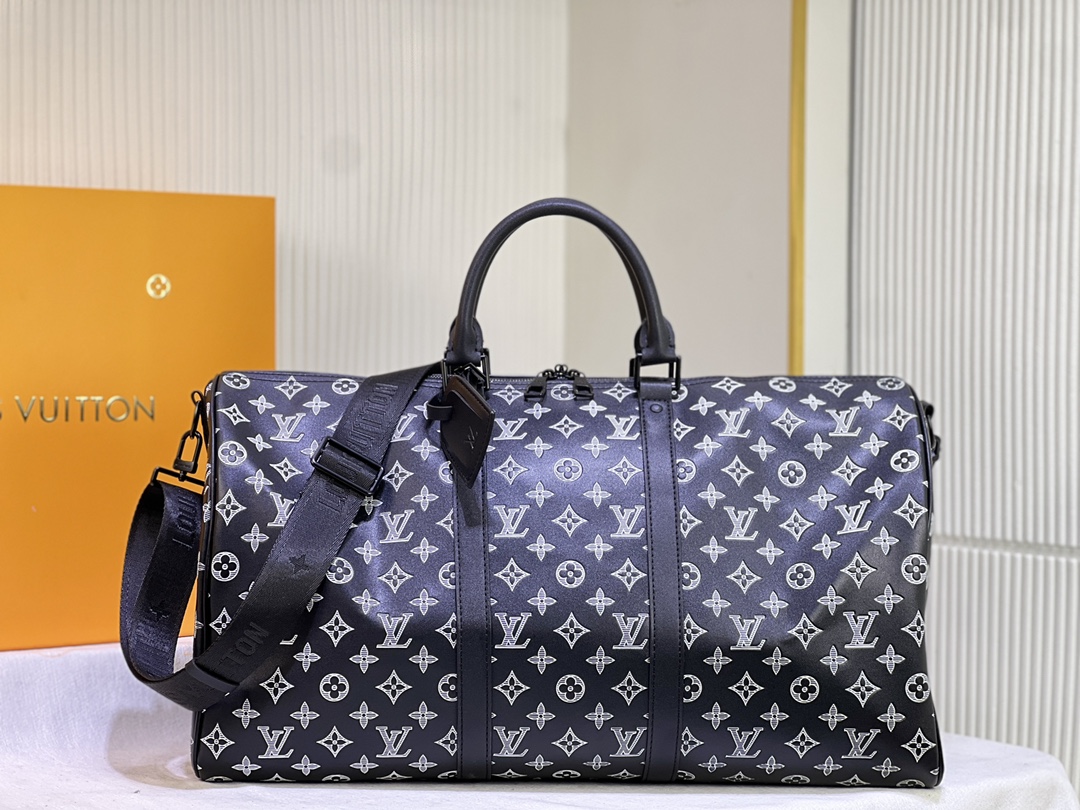 Found Replica
 Louis Vuitton LV Keepall Travel Bags Cowhide Sweatpants M46593