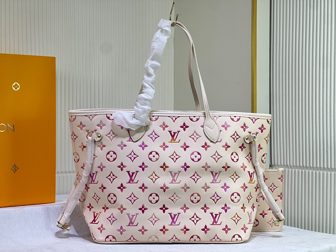 独实家拍 NEVERFULL 中号手袋 m45684 m45685 m40995（丝印）tote mm手提包