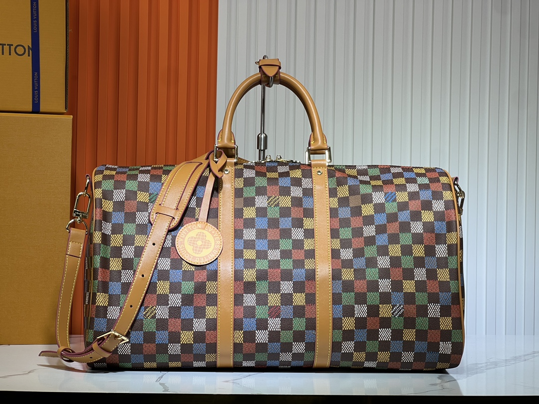 Louis Vuitton LV Keepall Taschen Reisetaschen Leinwand M11674