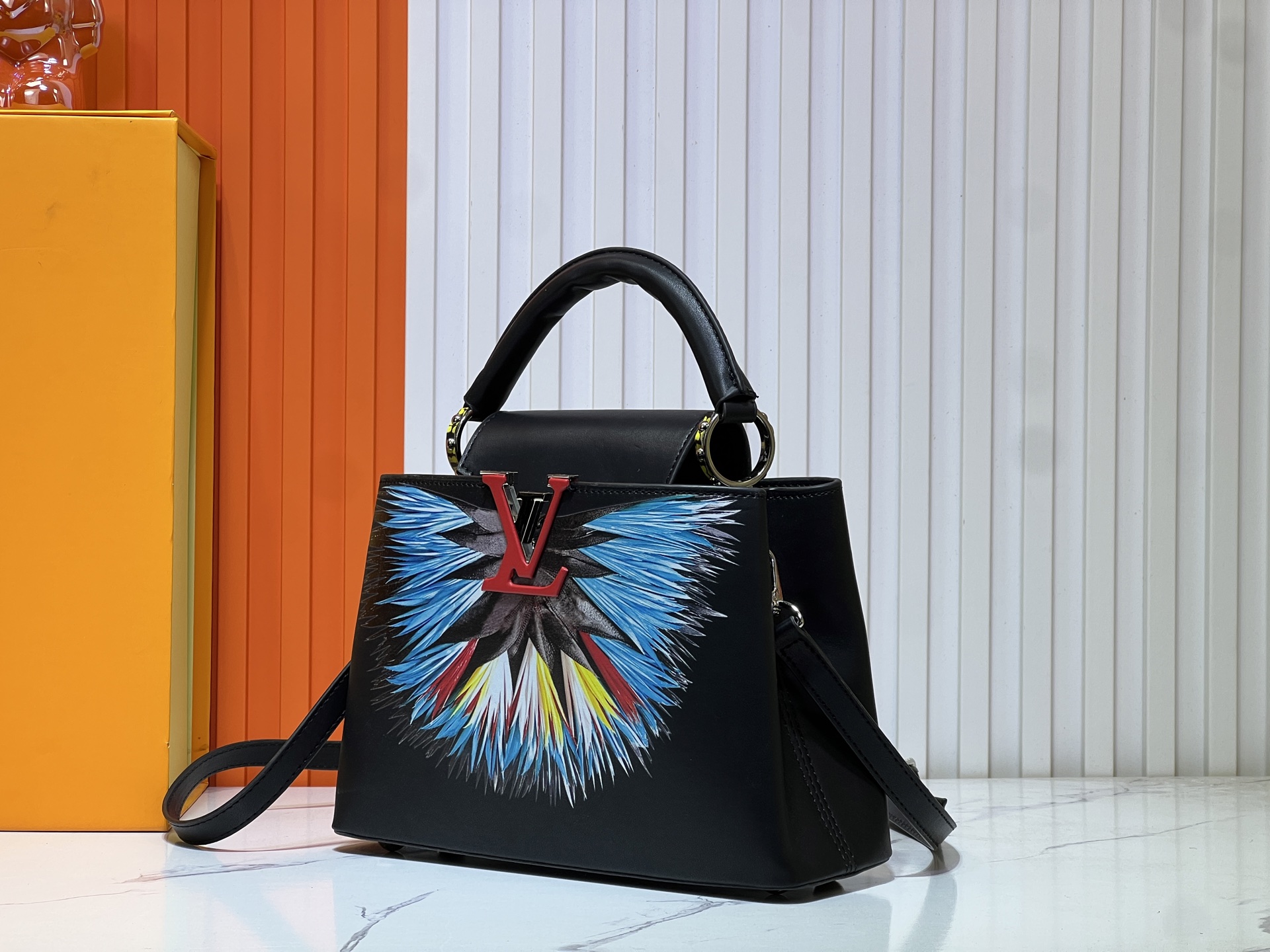 Louis Vuitton Capucines Mini Handbag Taurillon Leather with LV Signature 4 i1740962997873 529 0 2