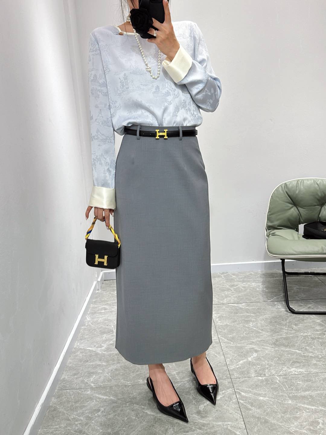2025 Spring Women’s Suit with Horse Belt, High-End Quality, 5 Colors, Various Sizes. - 图片 7