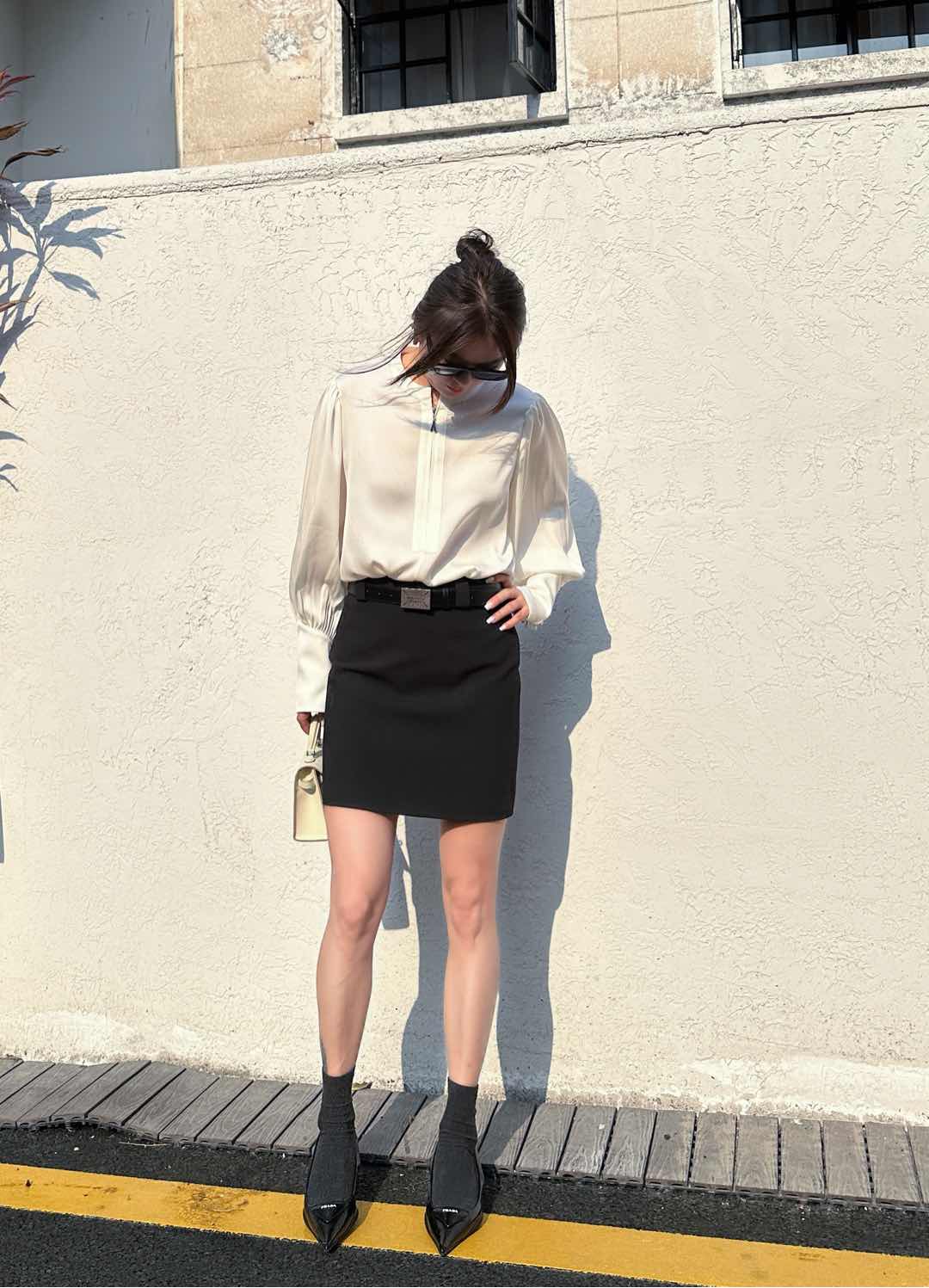 High Quality Women’s Clothes: Belted Skirts with Safety Pants, Polyester, 3 Colors - 图片 6