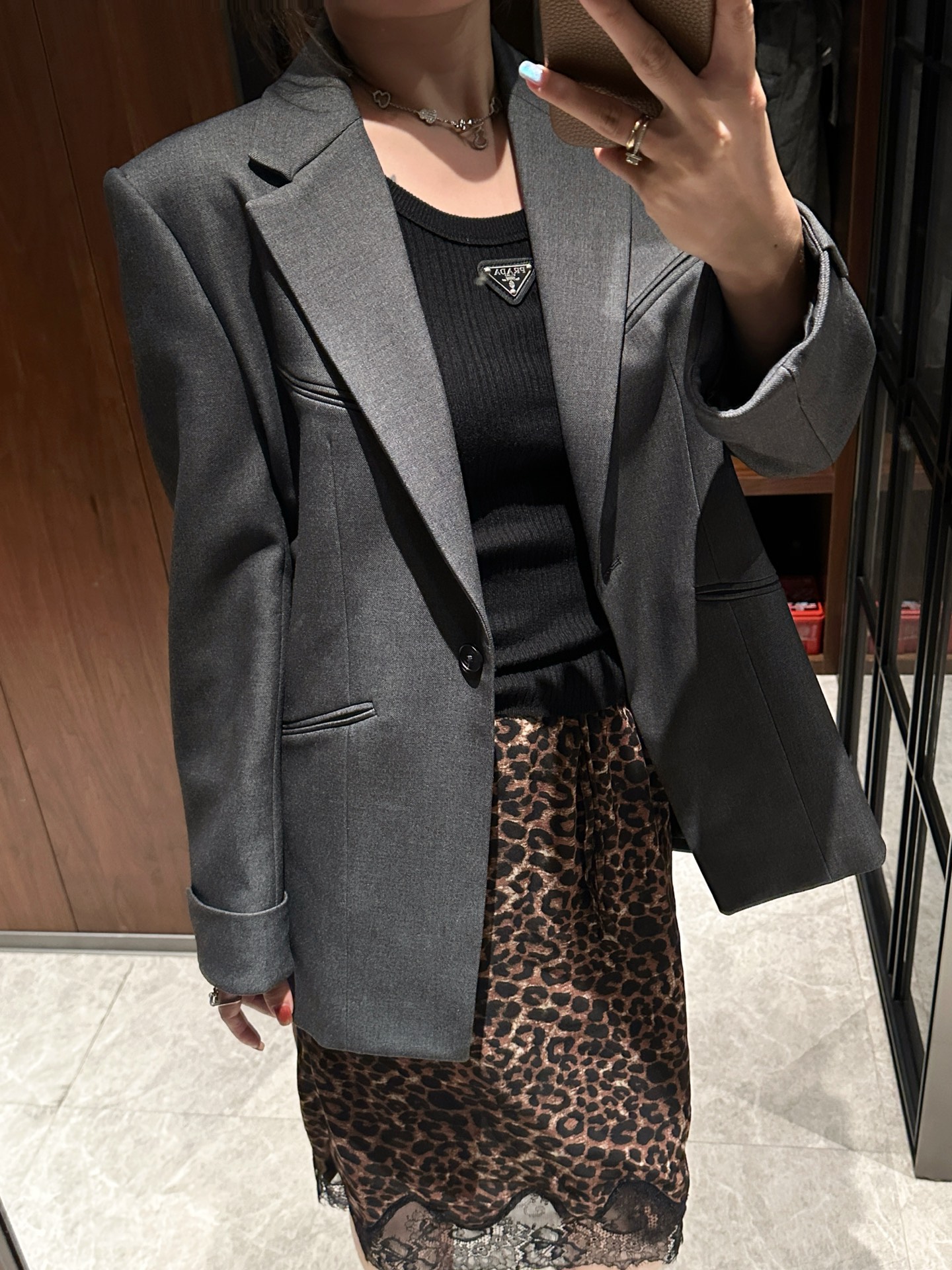 Women's Wool Blend Oversized Blazer, Elegant and Stylish Winter Wardrobe Essential