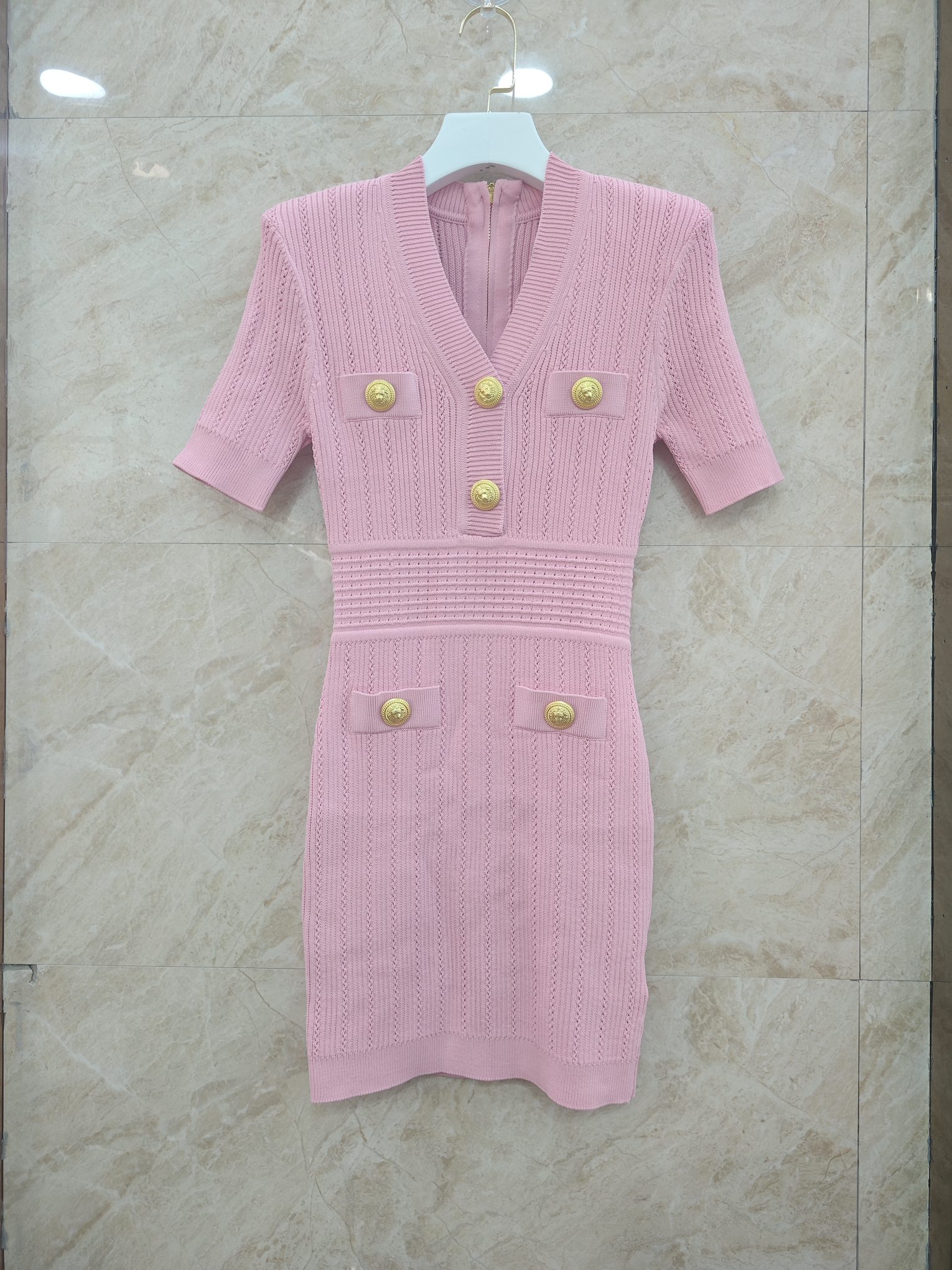 Balmai*/巴尔* 新款  今年主打的粉色系连衣裙，可爱又温柔， 三色 SML jdsdesdjbzjdbq
