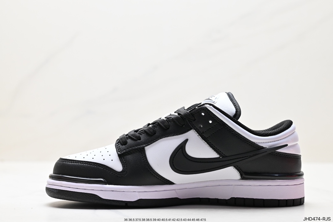 Nike SB Dunk Low Twist ”Panda” Dunk Enhanced Edition Series Low-top Casual Sports Shoes ”Black and White Panda Three-dimensional Hook” DZ2794-001