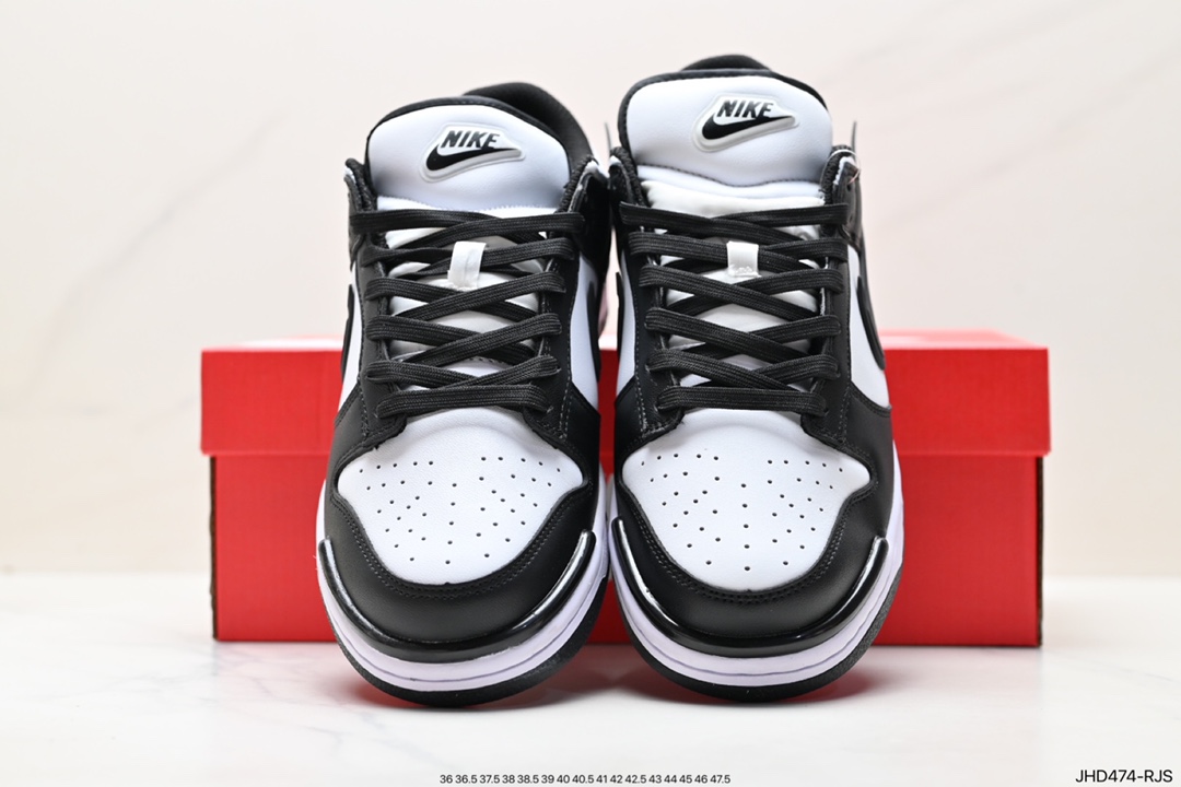 Nike SB Dunk Low Twist ”Panda” Dunk Enhanced Edition Series Low-top Casual Sports Shoes ”Black and White Panda Three-dimensional Hook” DZ2794-001