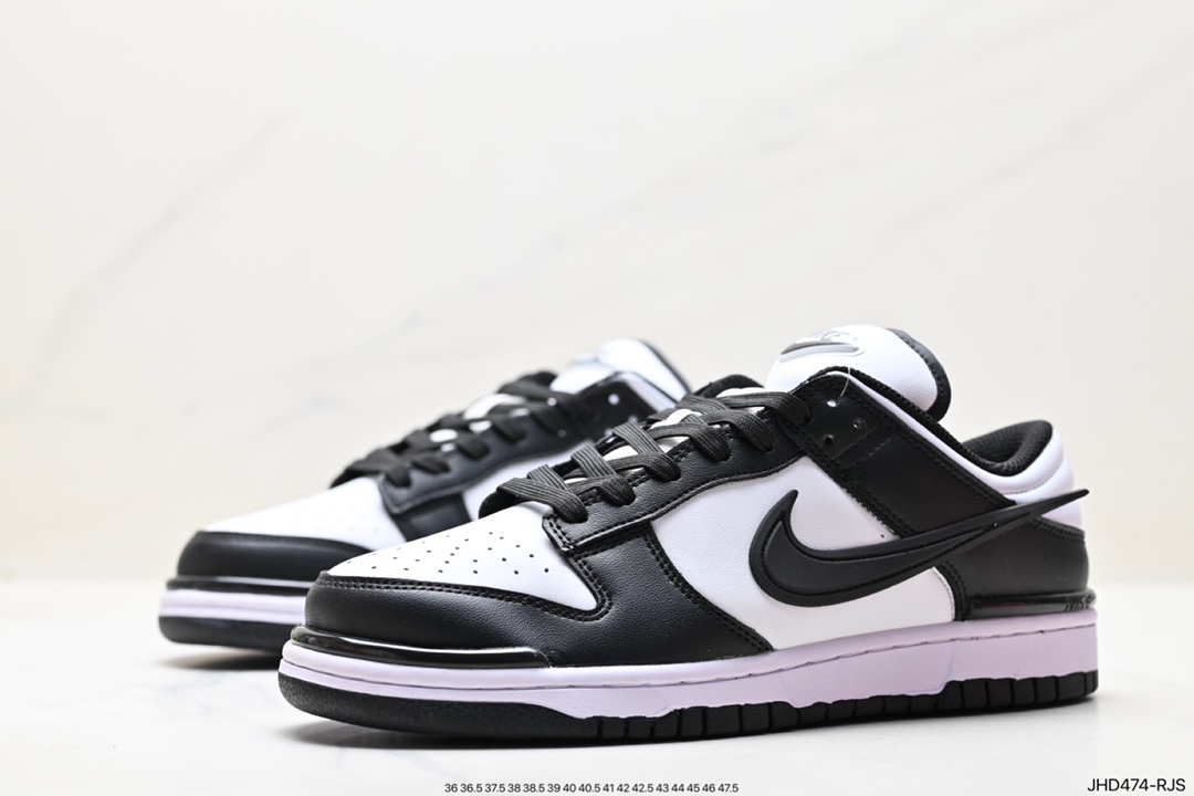 Nike SB Dunk Low Twist ”Panda” Dunk Enhanced Edition Series Low-top Casual Sports Shoes ”Black and White Panda Three-dimensional Hook” DZ2794-001