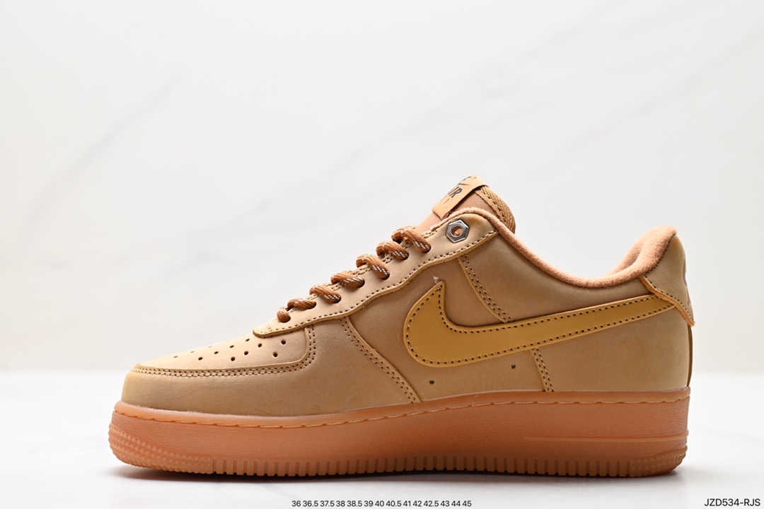 Nike Air Force1 Low AF1 Classic Wheat Air Force One Low-top Casual Shoes CJ9179-200