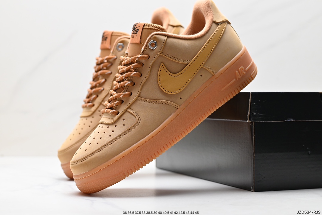 Nike Air Force1 Low AF1 Classic Wheat Air Force One Low-top Casual Shoes CJ9179-200