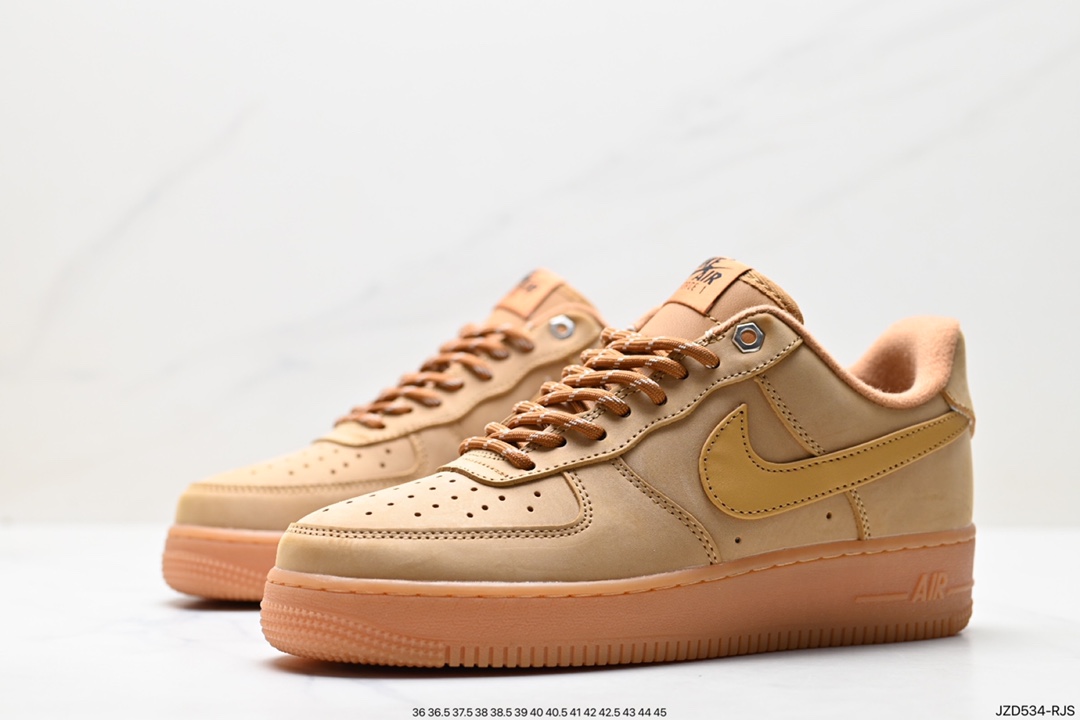 Nike Air Force1 Low AF1 Classic Wheat Air Force One Low-top Casual Shoes CJ9179-200