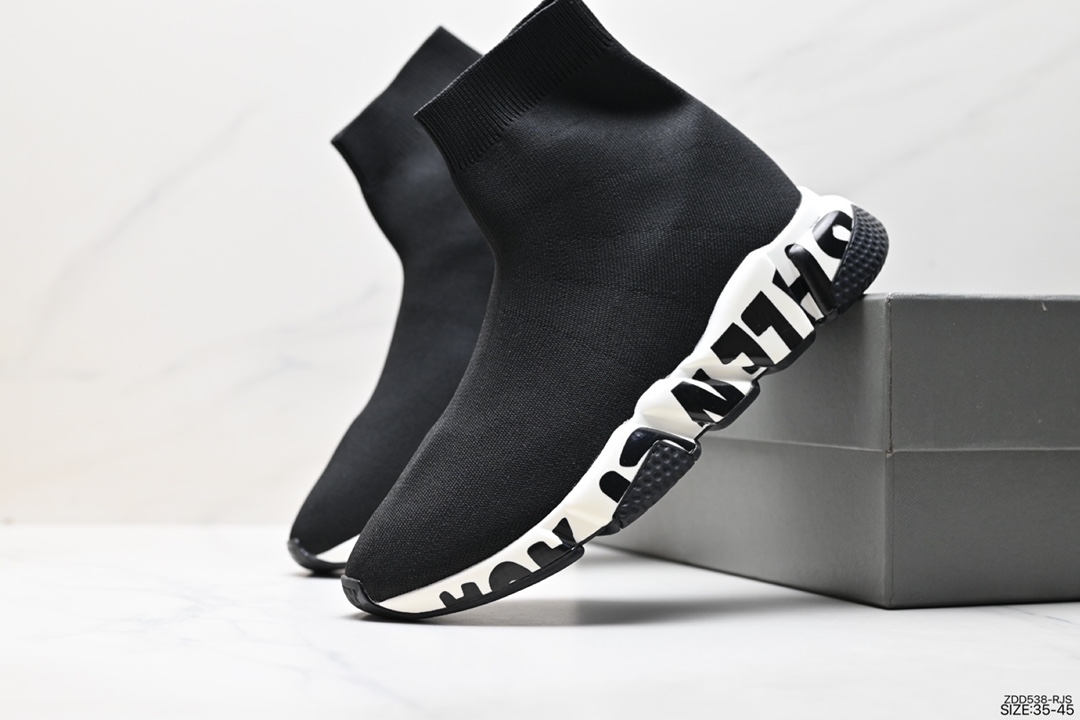 Balenciaga Paris socks shoes lazy shoes emperor shoes one-step