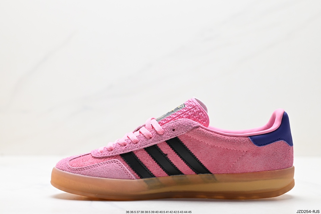 140 Adidas Gazelle Indoor Trainers 羚羊内训系列低帮复古百搭休闲运动德训风板鞋 IE7002