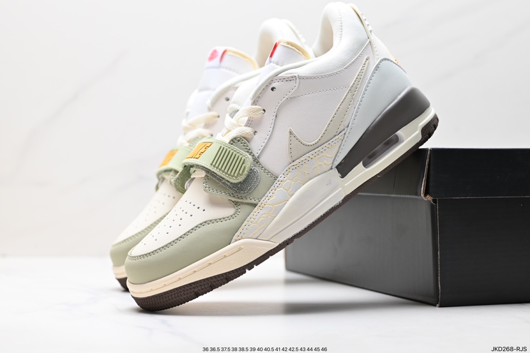 160 耐克Nike Air Jordan Legacy 312 Low”White/Pine Green“乔丹篮球鞋 CD7069-168