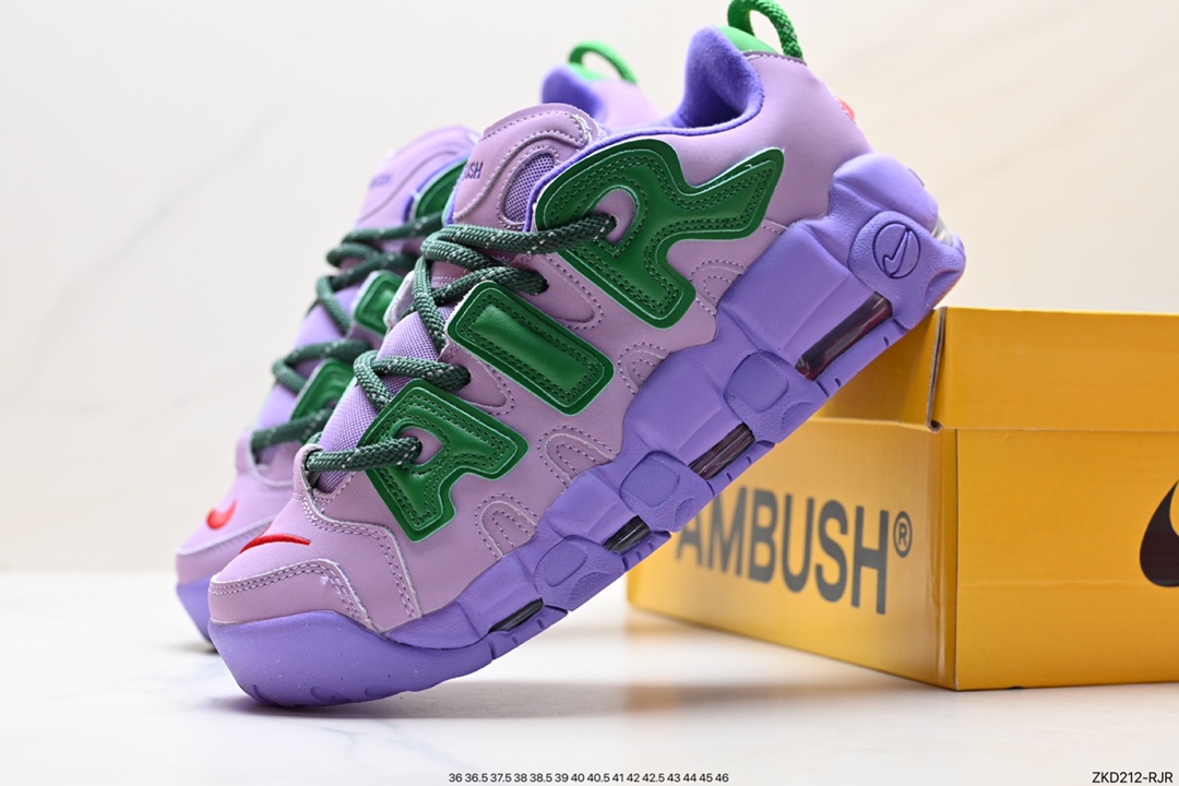 270 耐克Nike WMNS Air More Uptempo GS”Barely Green0“皮蓬初代系列经典高街