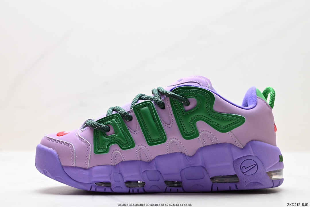 270 耐克Nike WMNS Air More Uptempo GS”Barely Green0“皮蓬初代系列经典高街