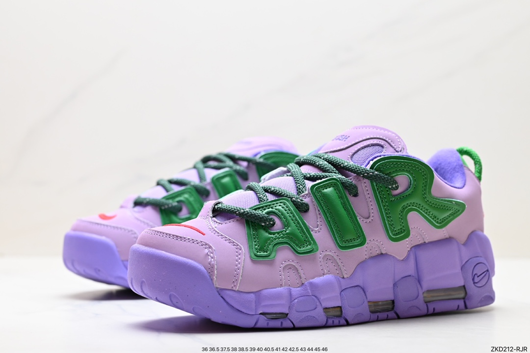 270 耐克Nike WMNS Air More Uptempo GS”Barely Green0“皮蓬初代系列经典高街