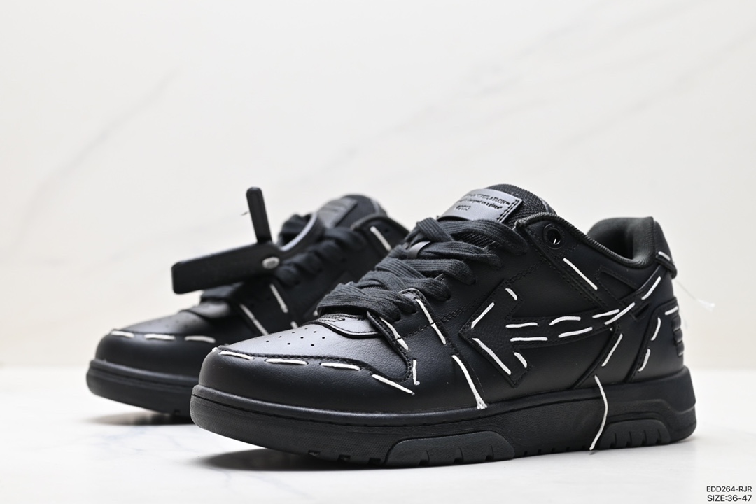 350 Off-White c/o Virgil Abloh Out Of Office Low-top Leather OW联名