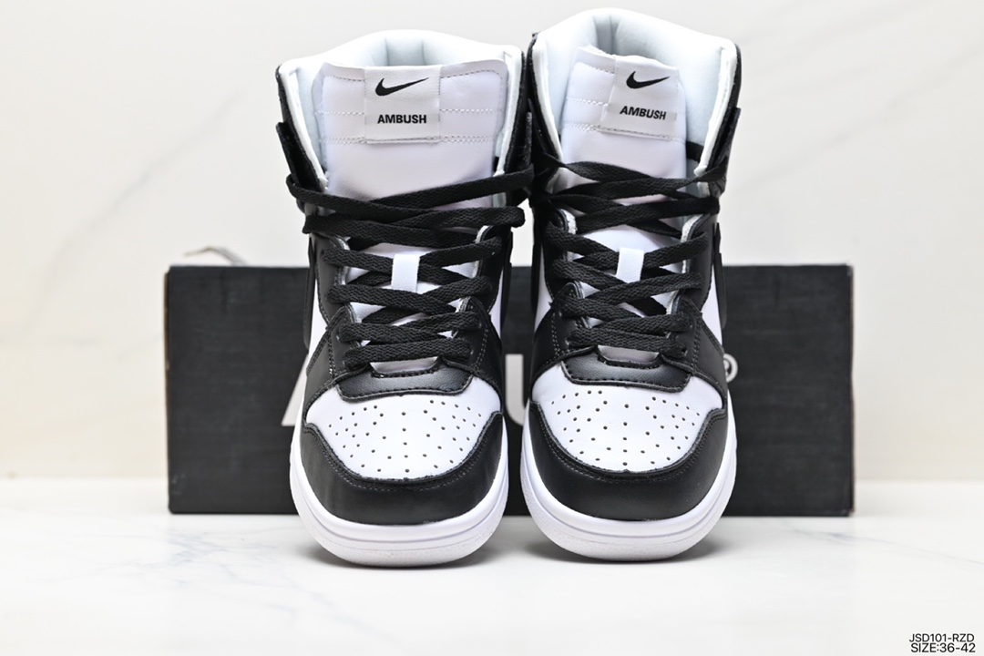 200 耐克AMBUSH x SB Dunk High SB滑板鞋高帮 联名皇家蓝 CU7544-001