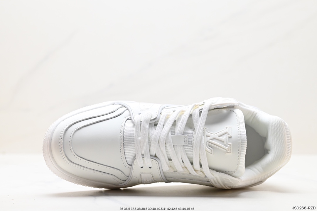 Louis Vuitton Trainer Maxi Low Sneaker Bread version Maxi series low-top basketball sneakers