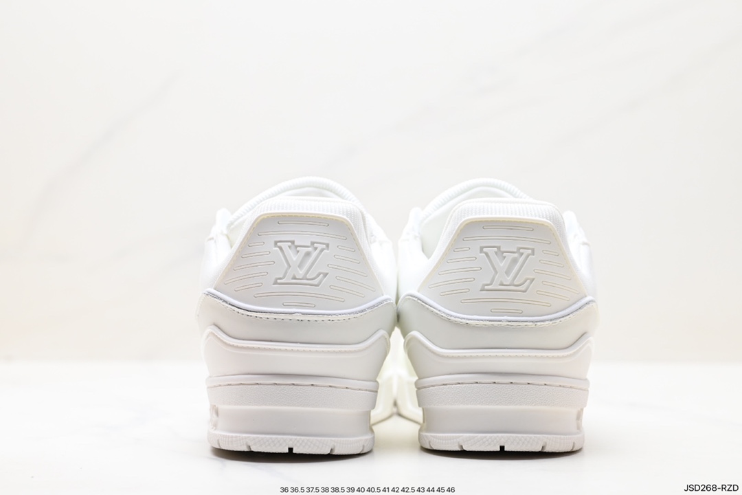 Louis Vuitton Trainer Maxi Low Sneaker Bread version Maxi series low-top basketball sneakers