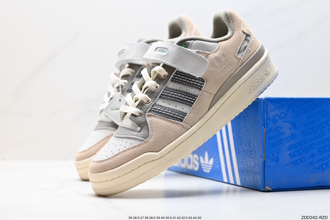 ADIDAS FORUM 84 LOW SHOES Forum classic sneakers with modern details Casual basketball sneakers IE0026