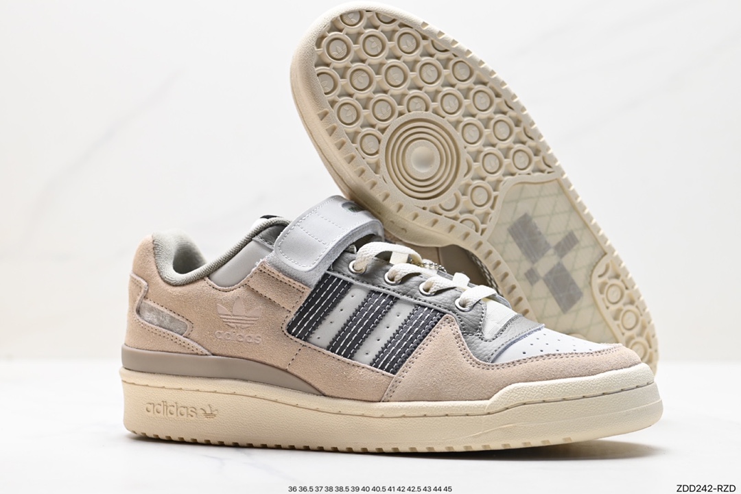 ADIDAS FORUM 84 LOW SHOES Forum classic sneakers with modern details Casual basketball sneakers IE0026