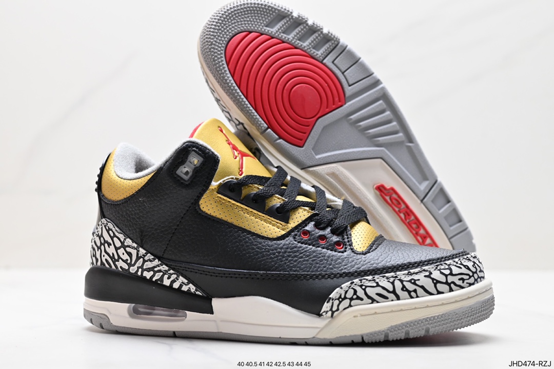 Air Jordan 3 Retro ”Hide and Sneak“ 白灰棕 AJ3 乔丹3代 DA3595-100