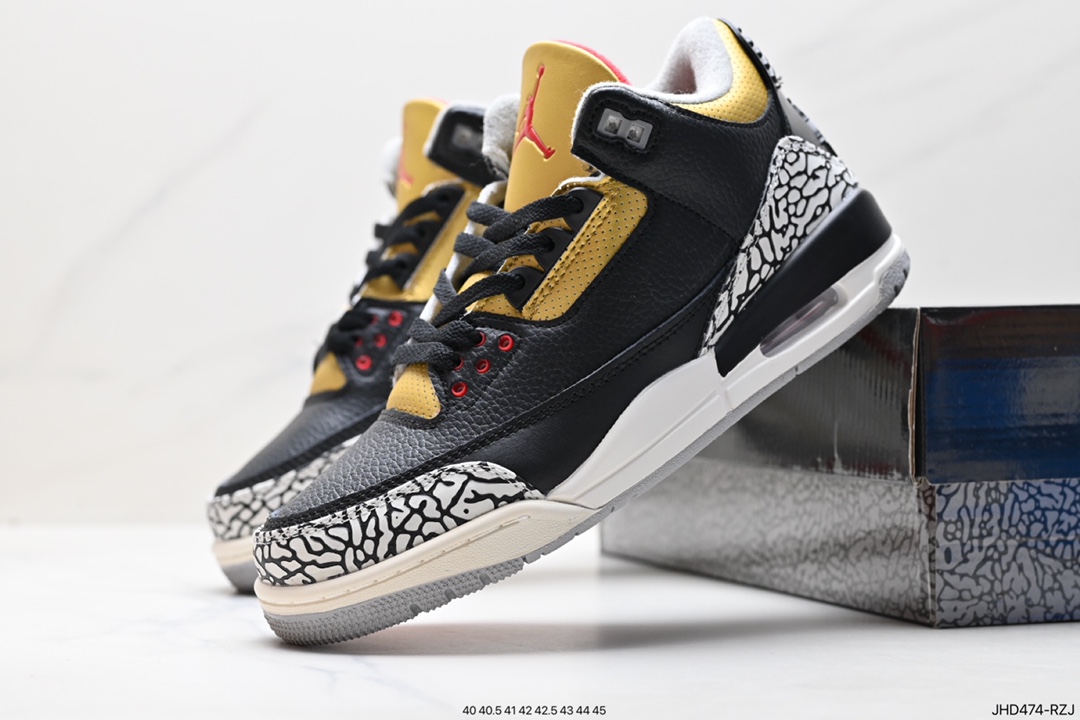 Air Jordan 3 Retro ”Hide and Sneak“ 白灰棕 AJ3 乔丹3代 DA3595-100