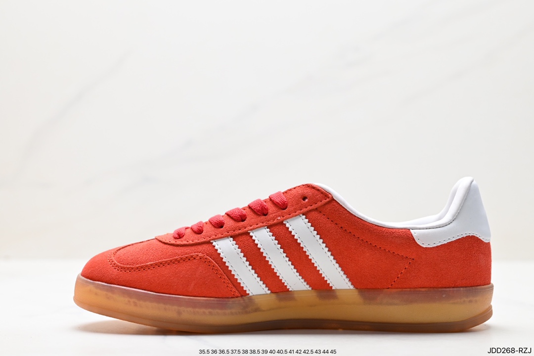 Adidas Originals Gazelle Indoor Trefoil Retro Anti-slip Wear-resistant Low-top Sneakers HQ8717