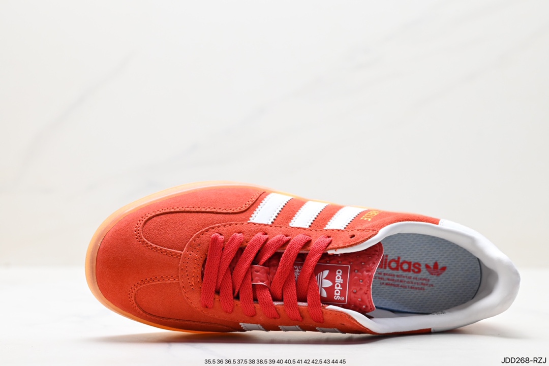 Adidas Originals Gazelle Indoor Trefoil Retro Anti-slip Wear-resistant Low-top Sneakers HQ8717