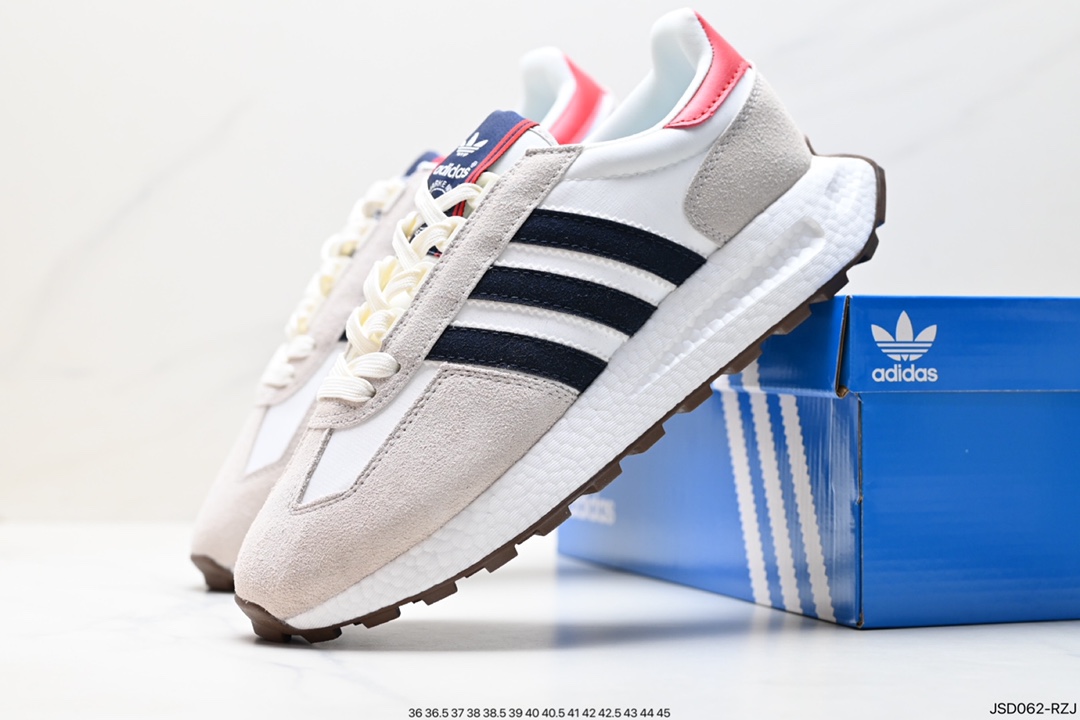 adidas Racing E5 Boost Prototype Speed ??Lightweight Retro Series HQ1532