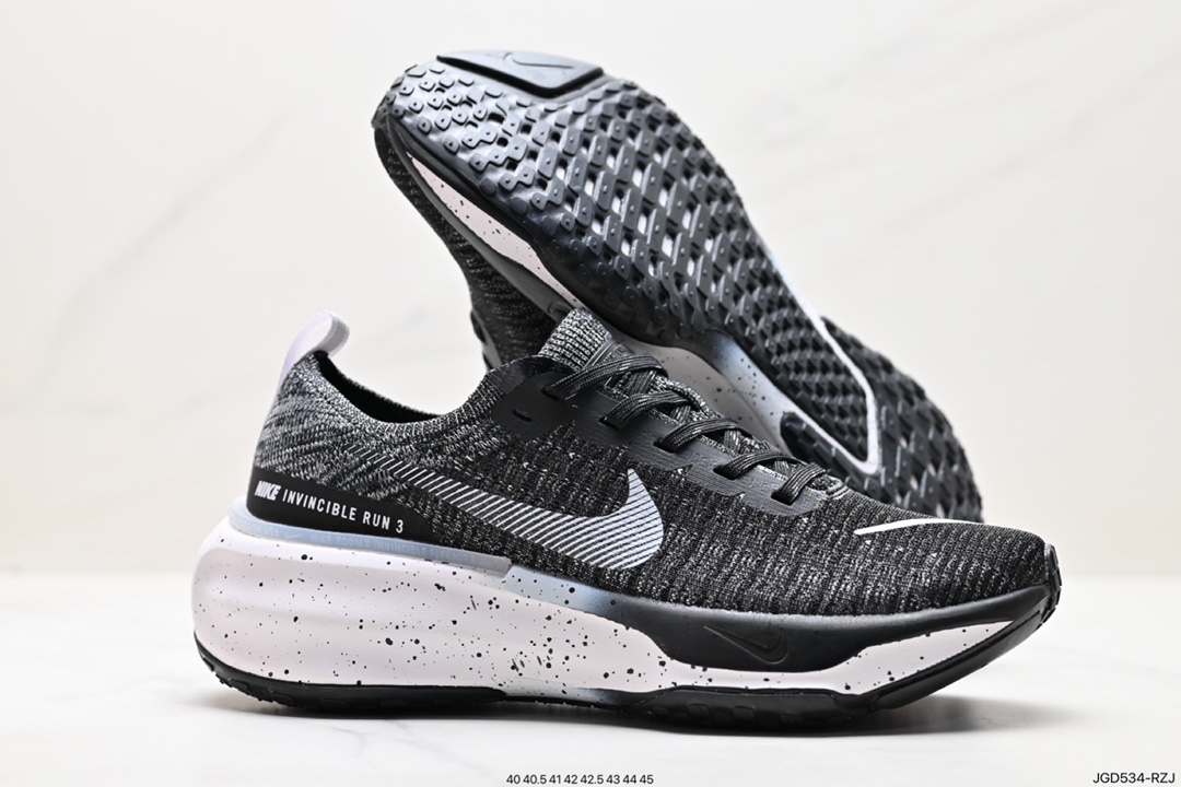 耐克NIKE ZOOMX INVINCIBLE RUN FK3 短跑马拉松系带系列轻量休闲运动慢跑鞋 DR2615-002