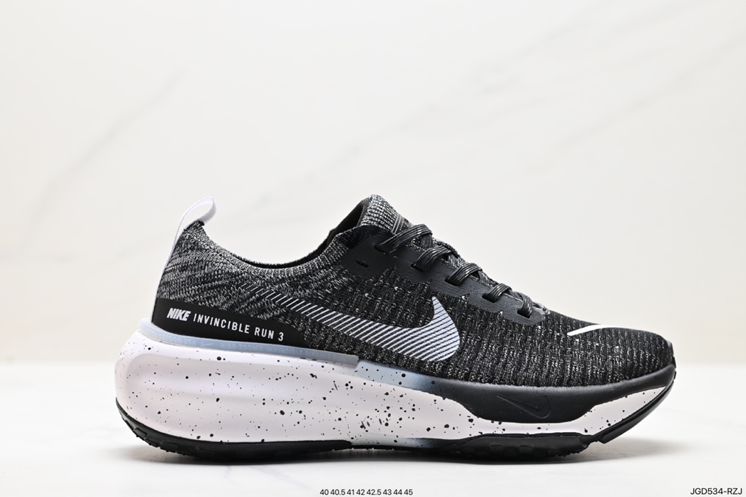 耐克NIKE ZOOMX INVINCIBLE RUN FK3 短跑马拉松系带系列轻量休闲运动慢跑鞋 DR2615-002