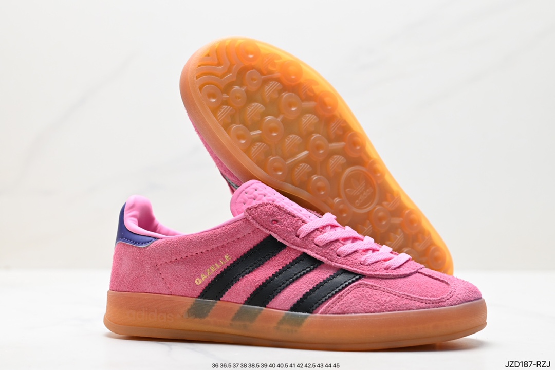 Adidas Gazelle Indoor Trainers Antelope Indoor Trainer Series Low-top Retro All-match Leisure Sports German Training Style Sneakers IE7002