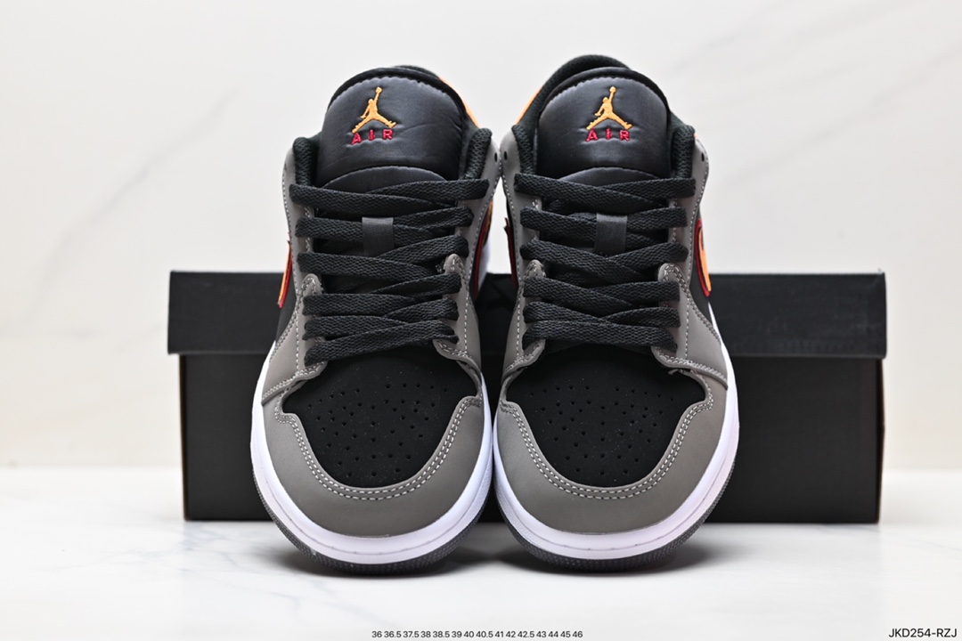 Air Jordan 1 Low 浅灰橙反绒皮搭配白色皮料 FN7308-008