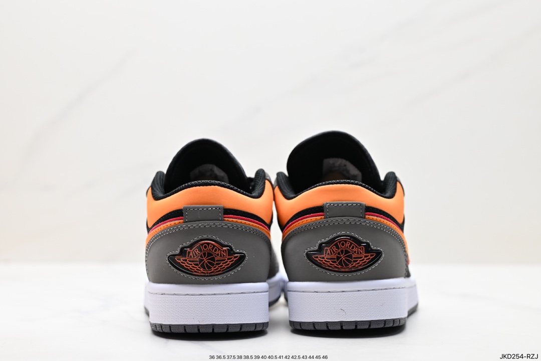 Air Jordan 1 Low 浅灰橙反绒皮搭配白色皮料 FN7308-008