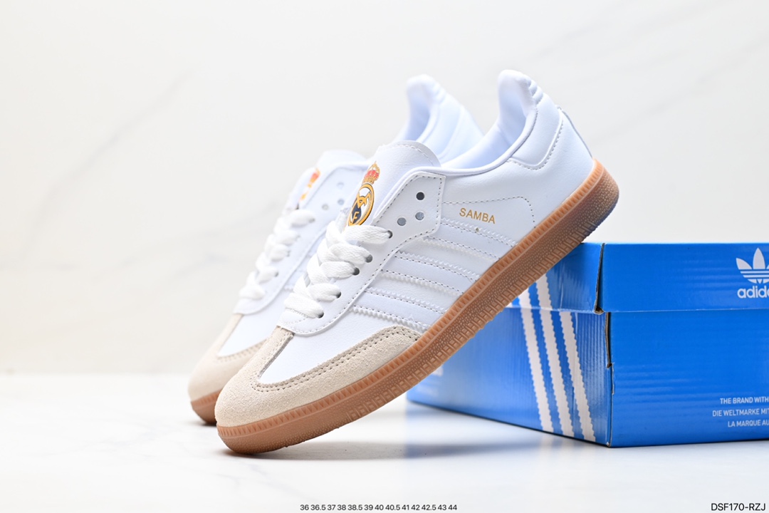 Adidas Originals Samba Vegan OG ”SPD” Samba Dance Shoes ”Silver Mist Princess Lace Caramel Sole” IG1024