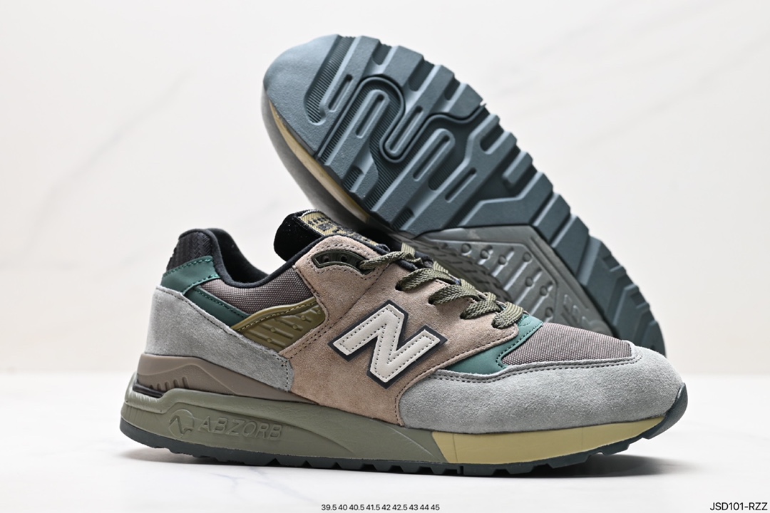 New Balance M998ENE high-end American-made series retro casual jogging shoes M998AWA