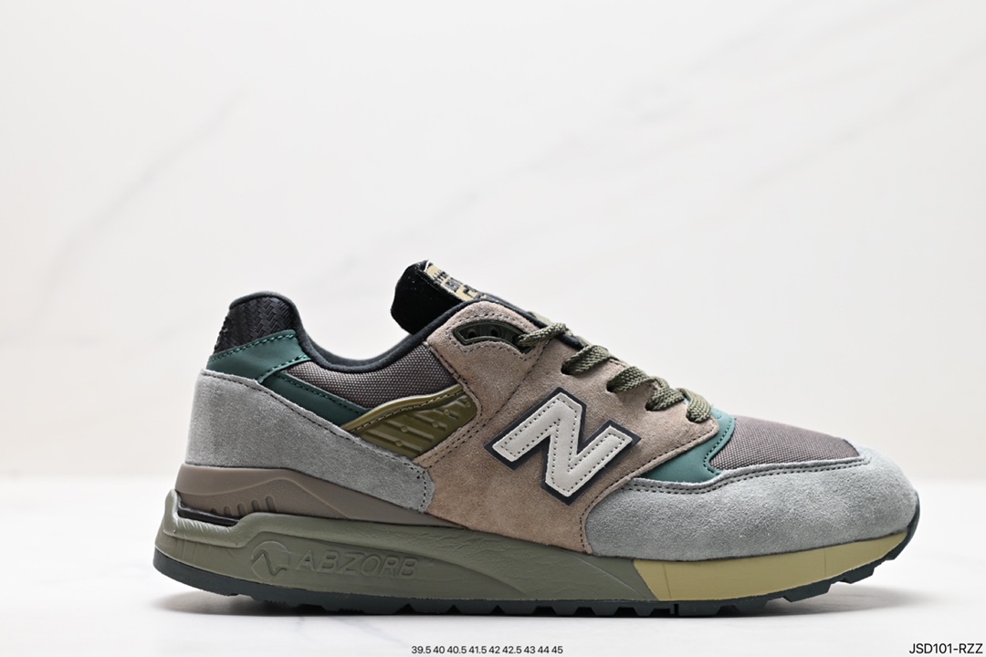 New Balance M998ENE high-end American-made series retro casual jogging shoes M998AWA