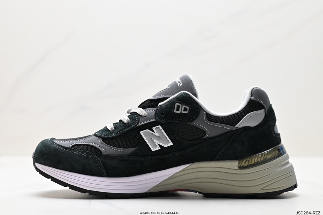 New Balance Made in USA M992 series of classic running shoes M992BK