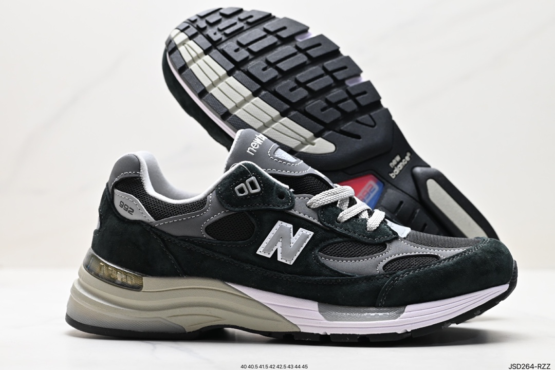 New Balance Made in USA M992 series of classic running shoes M992BK