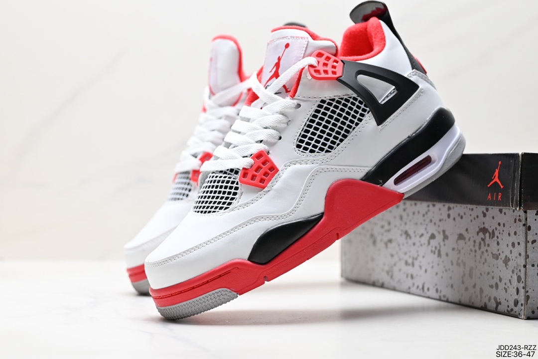 Air Jordan 4 Shoes Sneakers Air Jordan Best AAA+
 Red Vintage Mid Tops