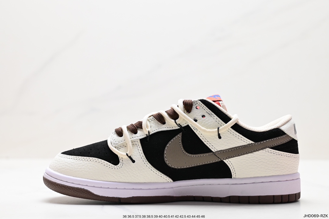 190 Nike  SB Dunk Low”Green/Beige“绑绳解构风 系列低帮休闲运动滑板板鞋 DR9704-200